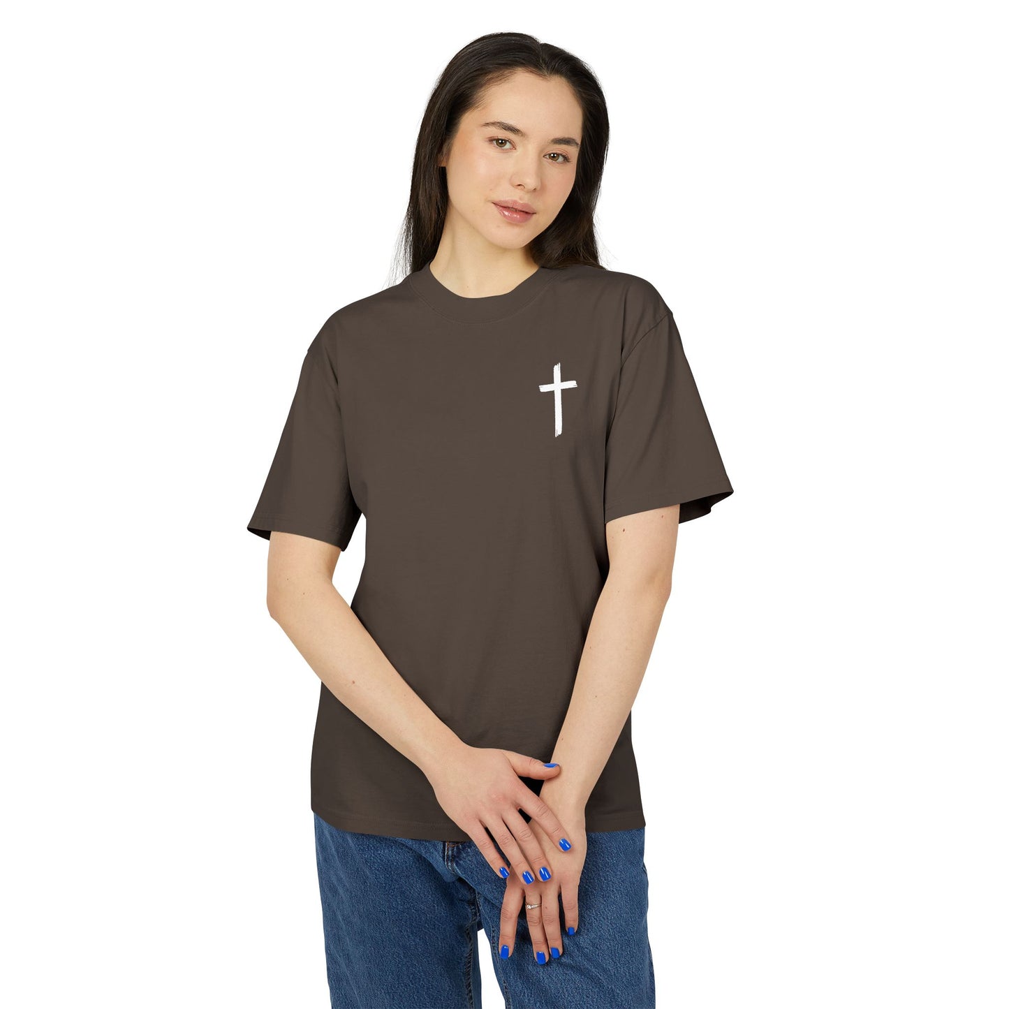 Faith-Inspired Unisex Heavy Faded Tee, Christian T-Shirt, Inspirational Gift, Casual Wear, Music Lover Apparel, Perfect for Church