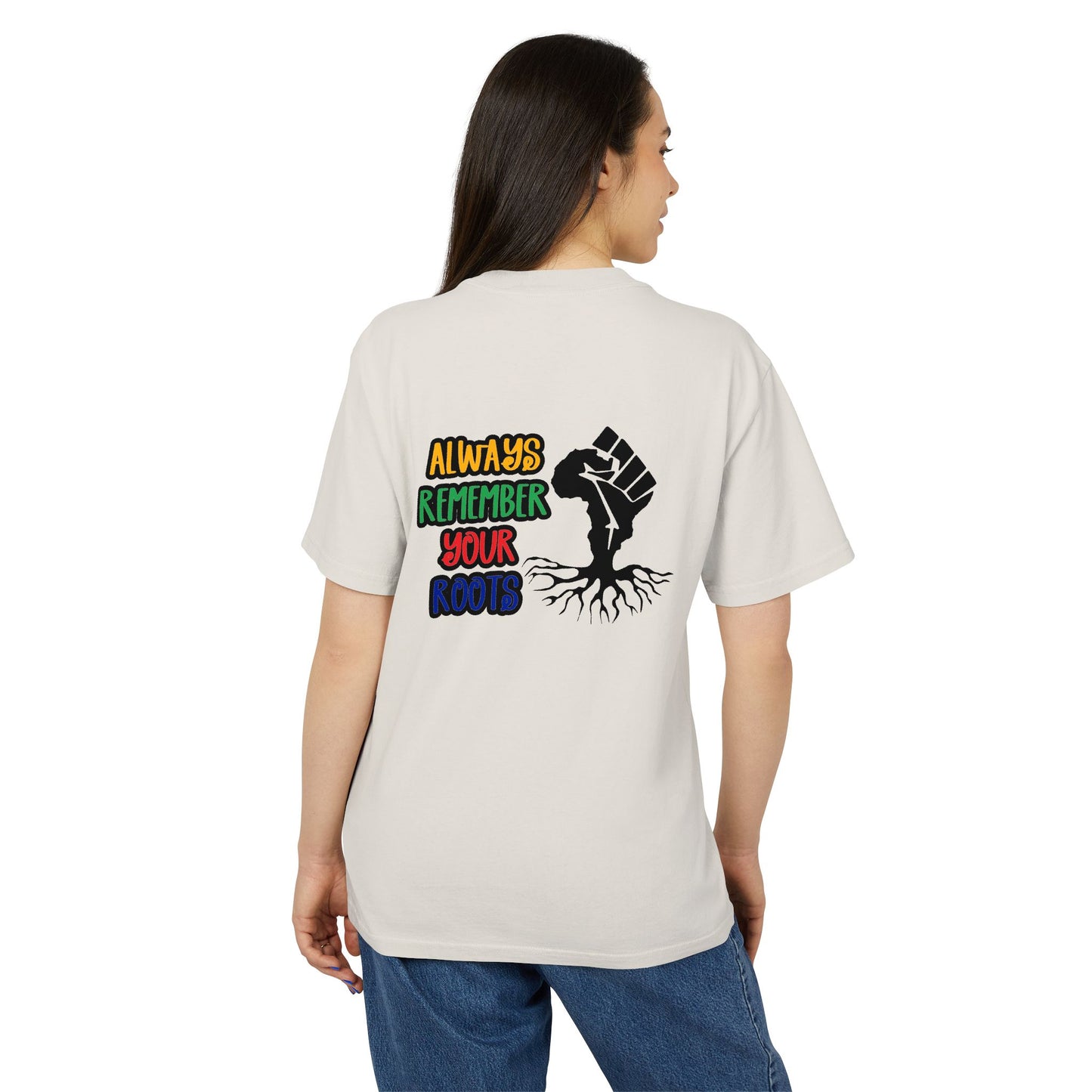 Unisex Faded African Heritage Tee, Graphic T-Shirt, Roots Reminder Tee, Vintage Style Shirt, Cultural Pride Apparel