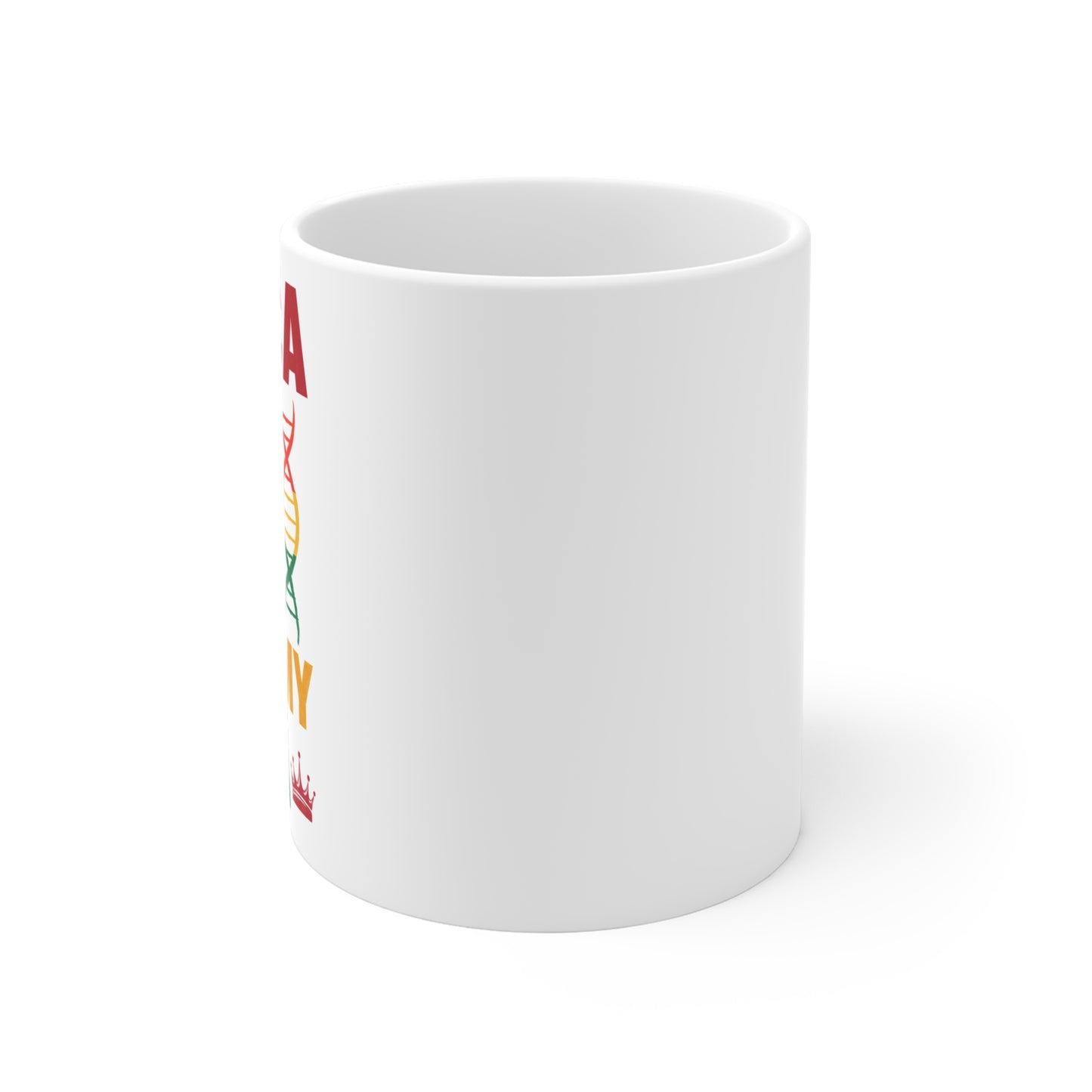 Africa It's In My DNA Mug, 11oz Coffee Cup, Gift for Heritage Lovers, Ethnic Pride Mug, African Culture Tribute