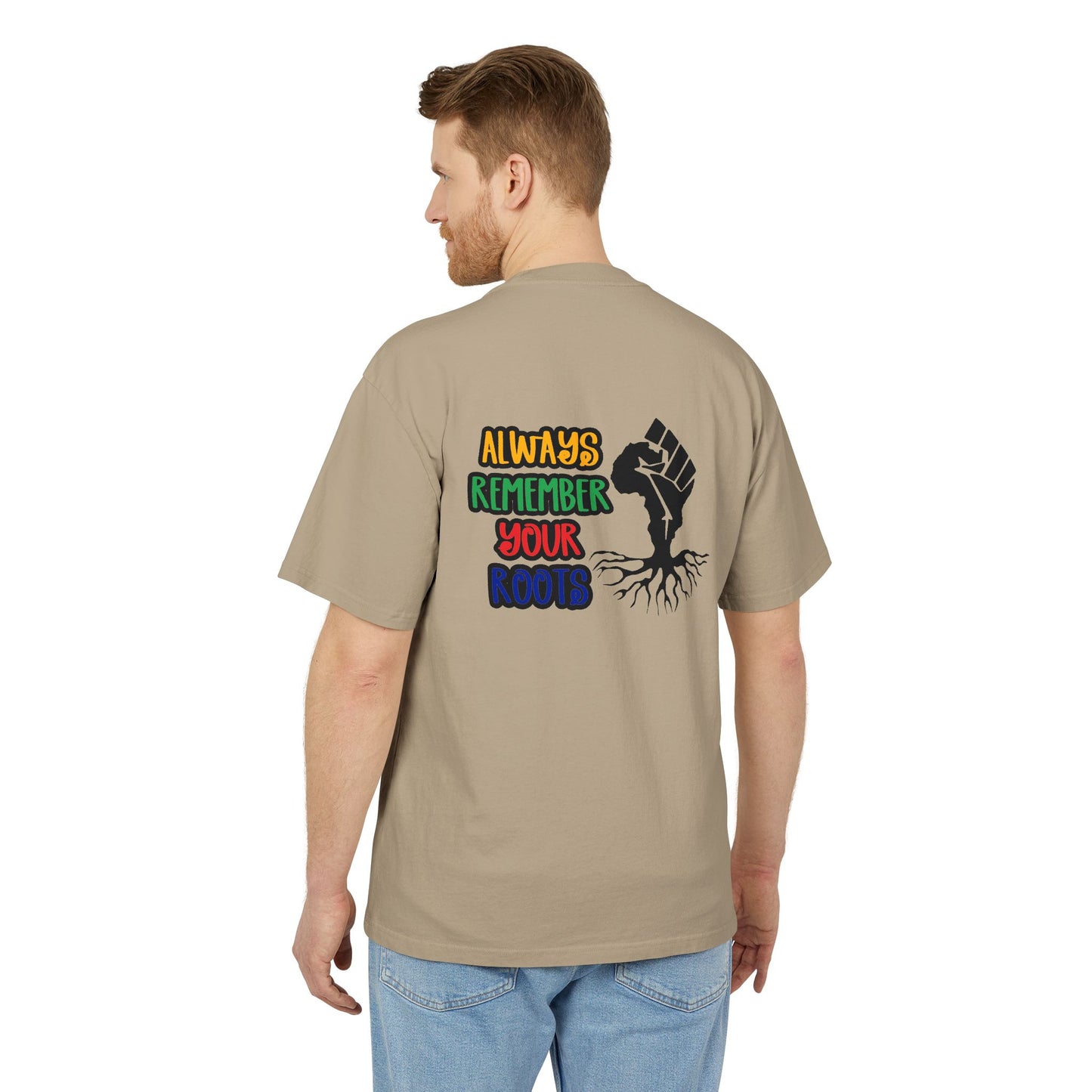 Unisex Faded African Heritage Tee, Graphic T-Shirt, Roots Reminder Tee, Vintage Style Shirt, Cultural Pride Apparel