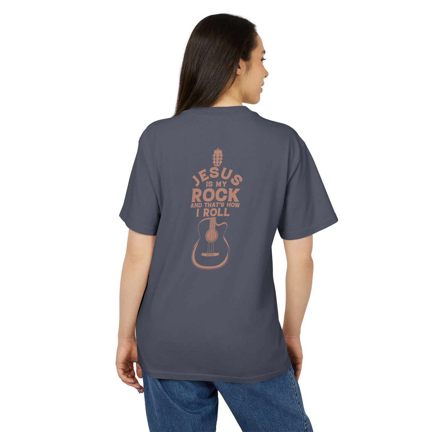 Faith-Inspired Unisex Heavy Faded Tee, Christian T-Shirt, Inspirational Gift, Casual Wear, Music Lover Apparel, Perfect for Church