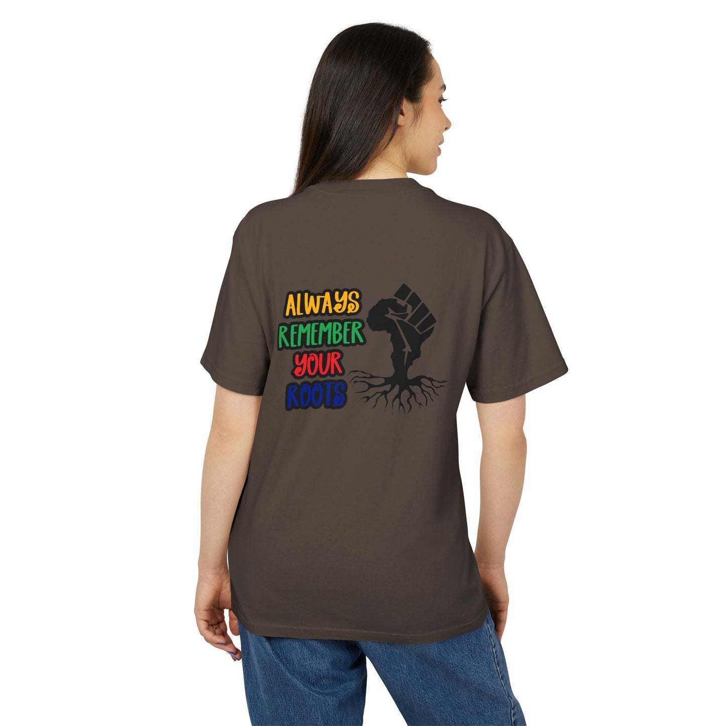 Unisex Faded African Heritage Tee, Graphic T-Shirt, Roots Reminder Tee, Vintage Style Shirt, Cultural Pride Apparel