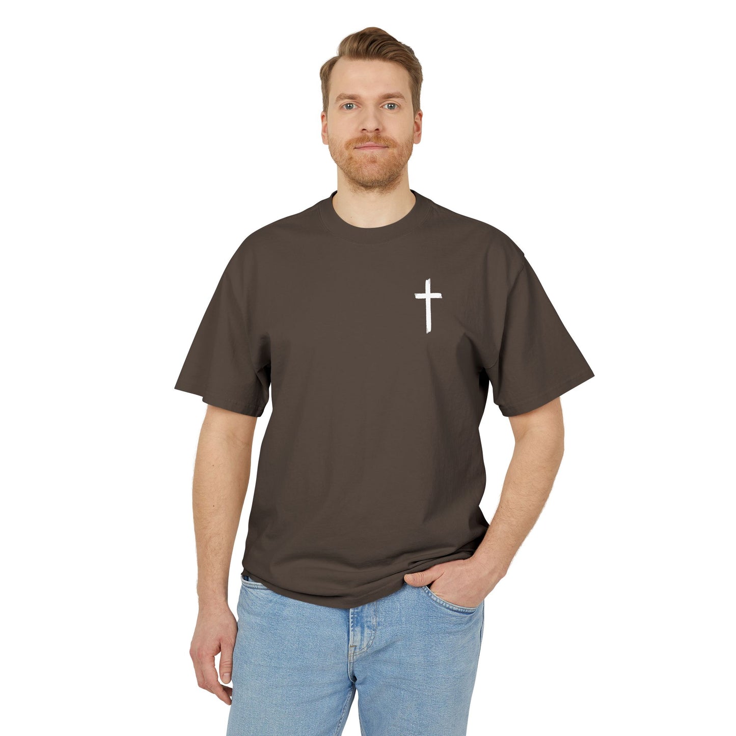 Faith-Inspired Unisex Heavy Faded Tee, Christian T-Shirt, Inspirational Gift, Casual Wear, Music Lover Apparel, Perfect for Church