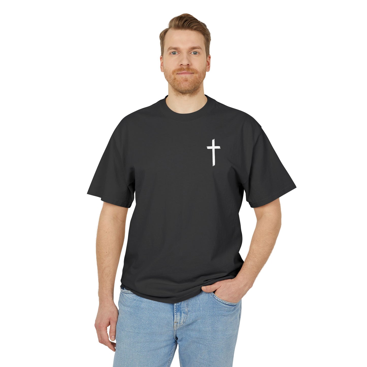 Faith-Inspired Unisex Heavy Faded Tee, Christian T-Shirt, Inspirational Gift, Casual Wear, Music Lover Apparel, Perfect for Church