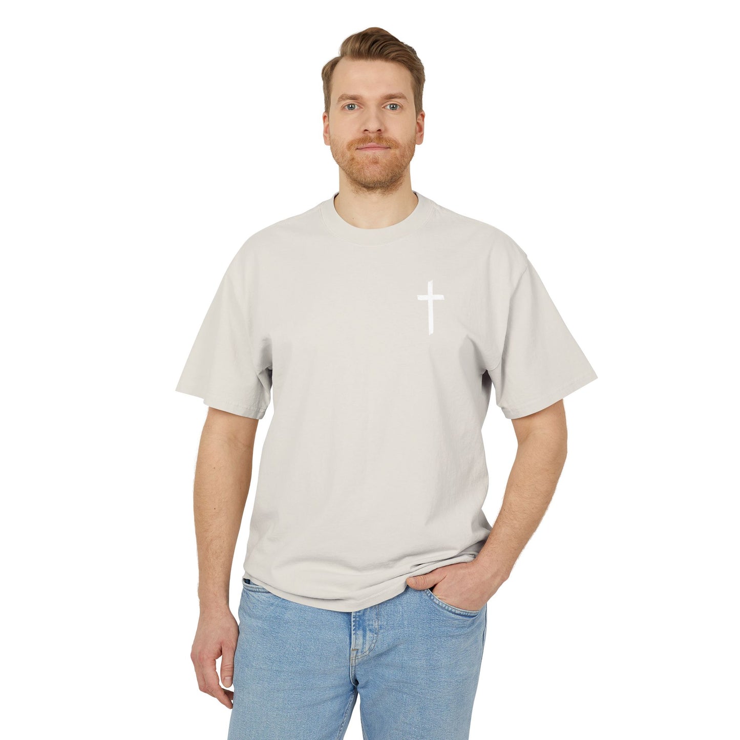 Faith-Inspired Unisex Heavy Faded Tee, Christian T-Shirt, Inspirational Gift, Casual Wear, Music Lover Apparel, Perfect for Church