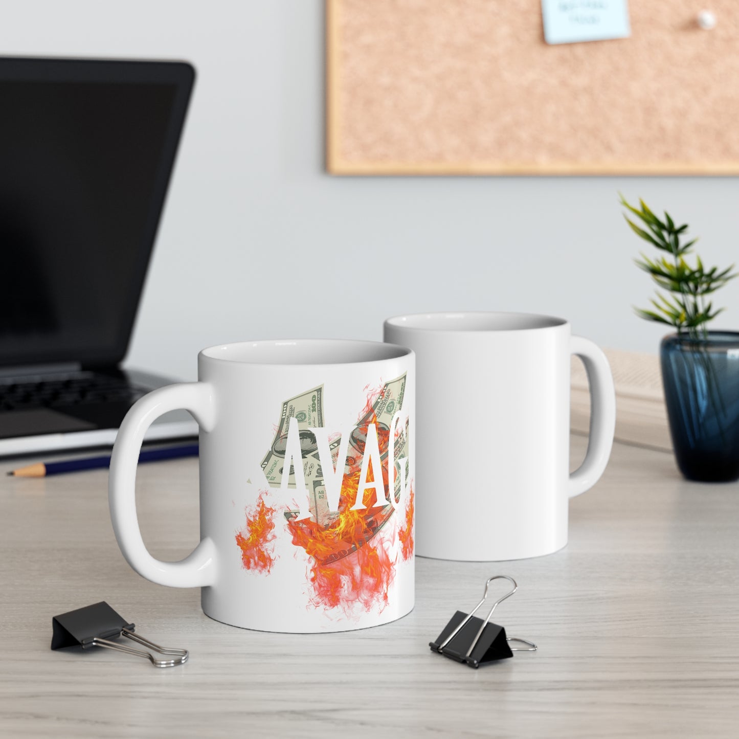 Savage Fire 11oz Mug - Bold Statement Drinkware, Gift for Coffee Lovers, Unique Kitchen Decor, Cool Collectible