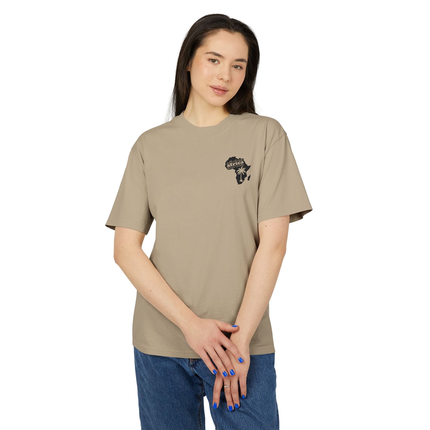Unisex Faded African Heritage Tee, Graphic T-Shirt, Roots Reminder Tee, Vintage Style Shirt, Cultural Pride Apparel