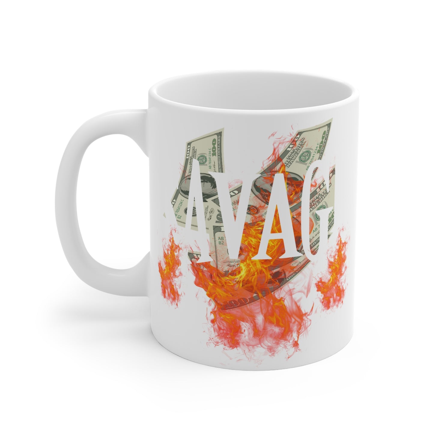 Savage Fire 11oz Mug - Bold Statement Drinkware, Gift for Coffee Lovers, Unique Kitchen Decor, Cool Collectible