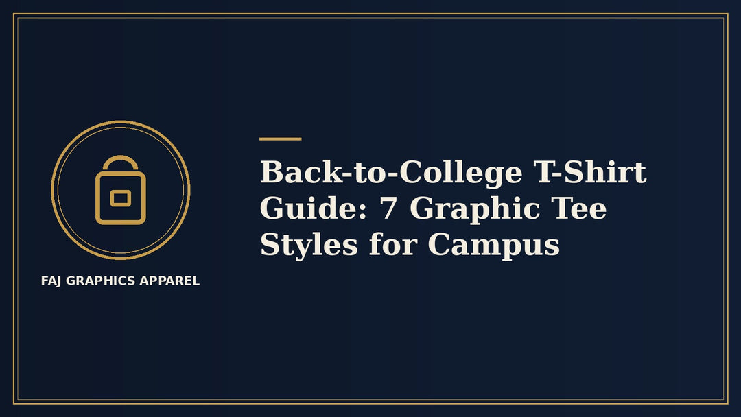 Back-to-College T-Shirt Guide: 7 Graphic Tee Styles for Campus