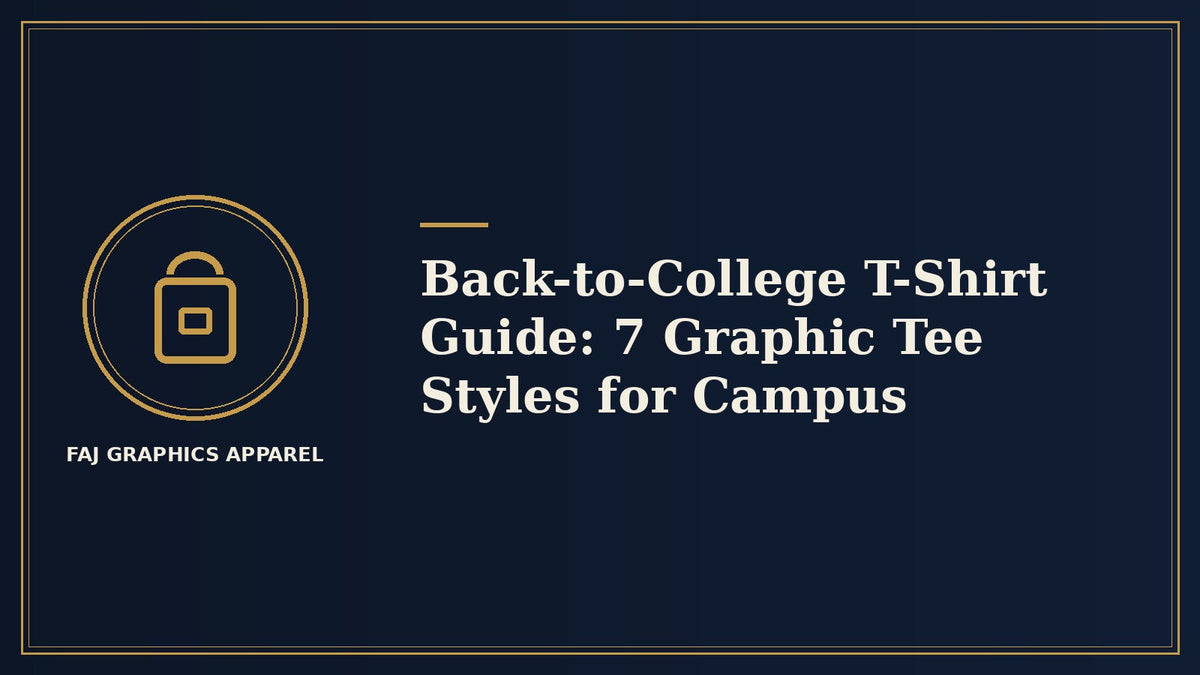 Back-to-College T-Shirt Guide: 7 Graphic Tee Styles for Campus