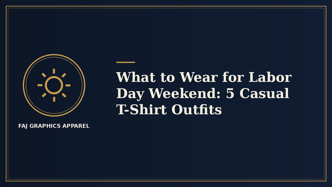 What to Wear for Labor Day Weekend: 5 Casual T-Shirt Outfits