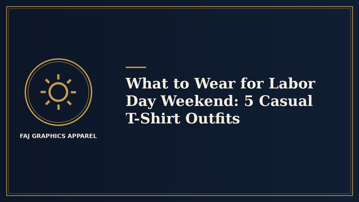 What to Wear for Labor Day Weekend: 5 Casual T-Shirt Outfits