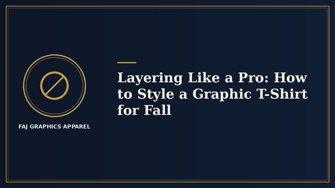 Layering Like a Pro: How to Style a Graphic T-Shirt for Fall