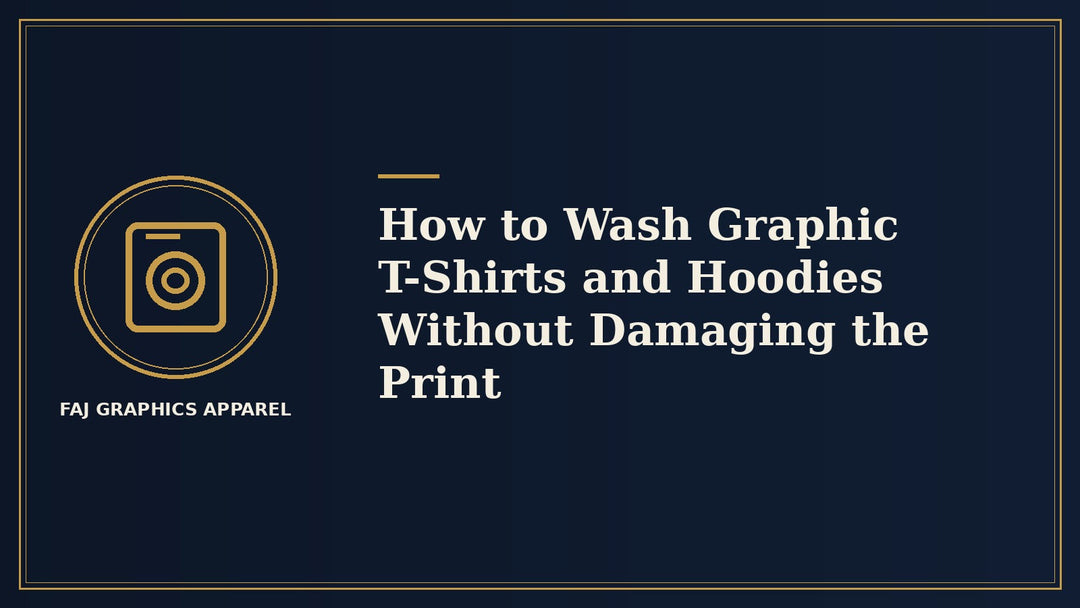 How to Wash Graphic T-Shirts and Hoodies Without Damaging the Print