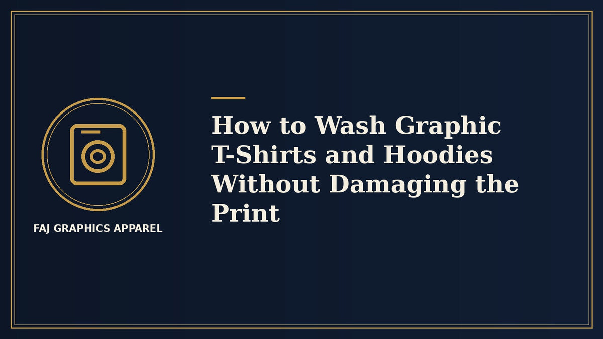 How to Wash Graphic T-Shirts and Hoodies Without Damaging the Print