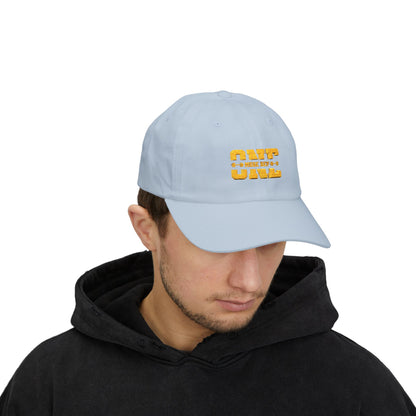 Timeless stylish with the "One More Rep" Embroidered Dad Cap