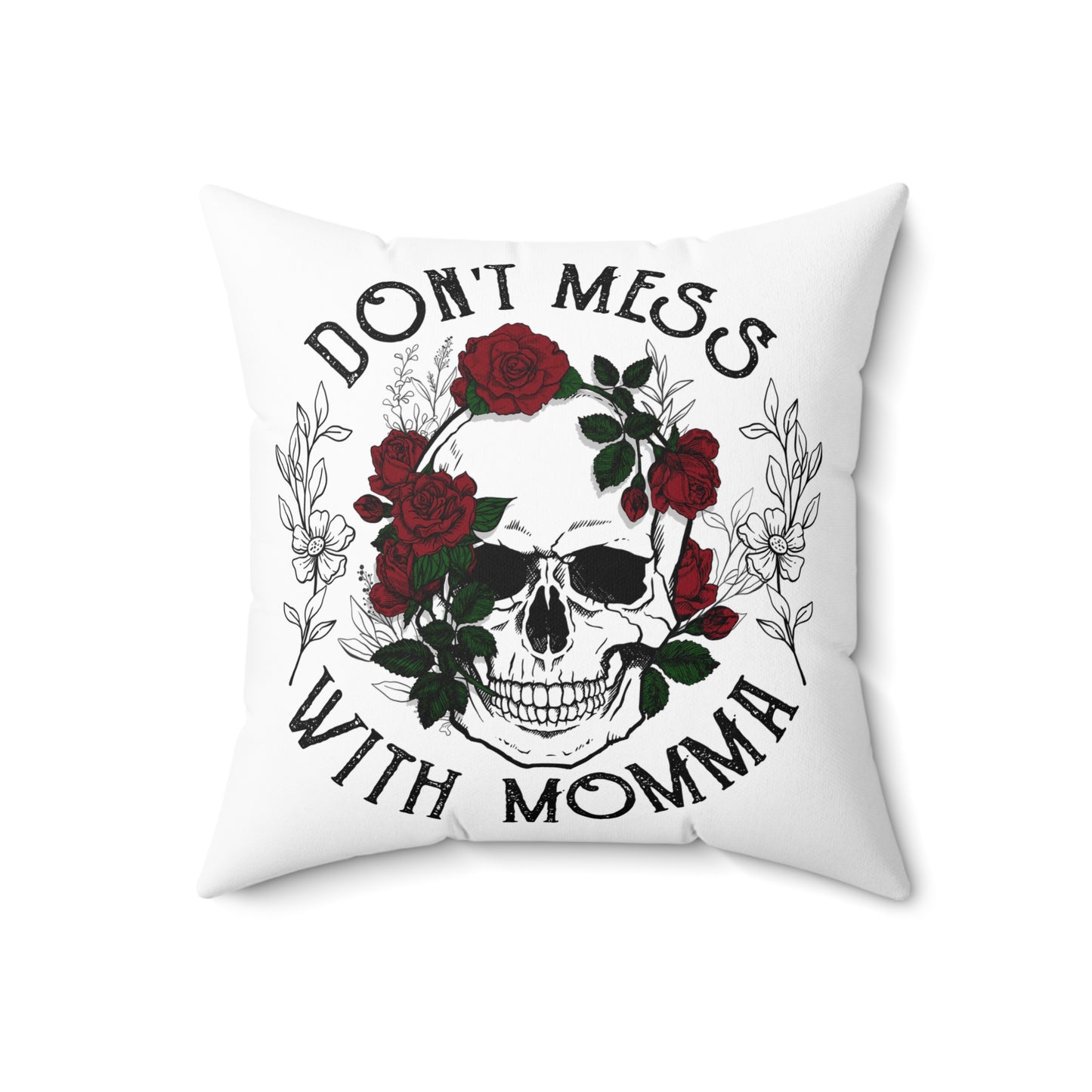 Momma Spun Polyester Square Pillow