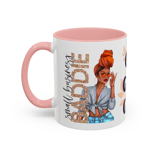 Small Business Baddie Girl Accent Coffee Mug, 11oz