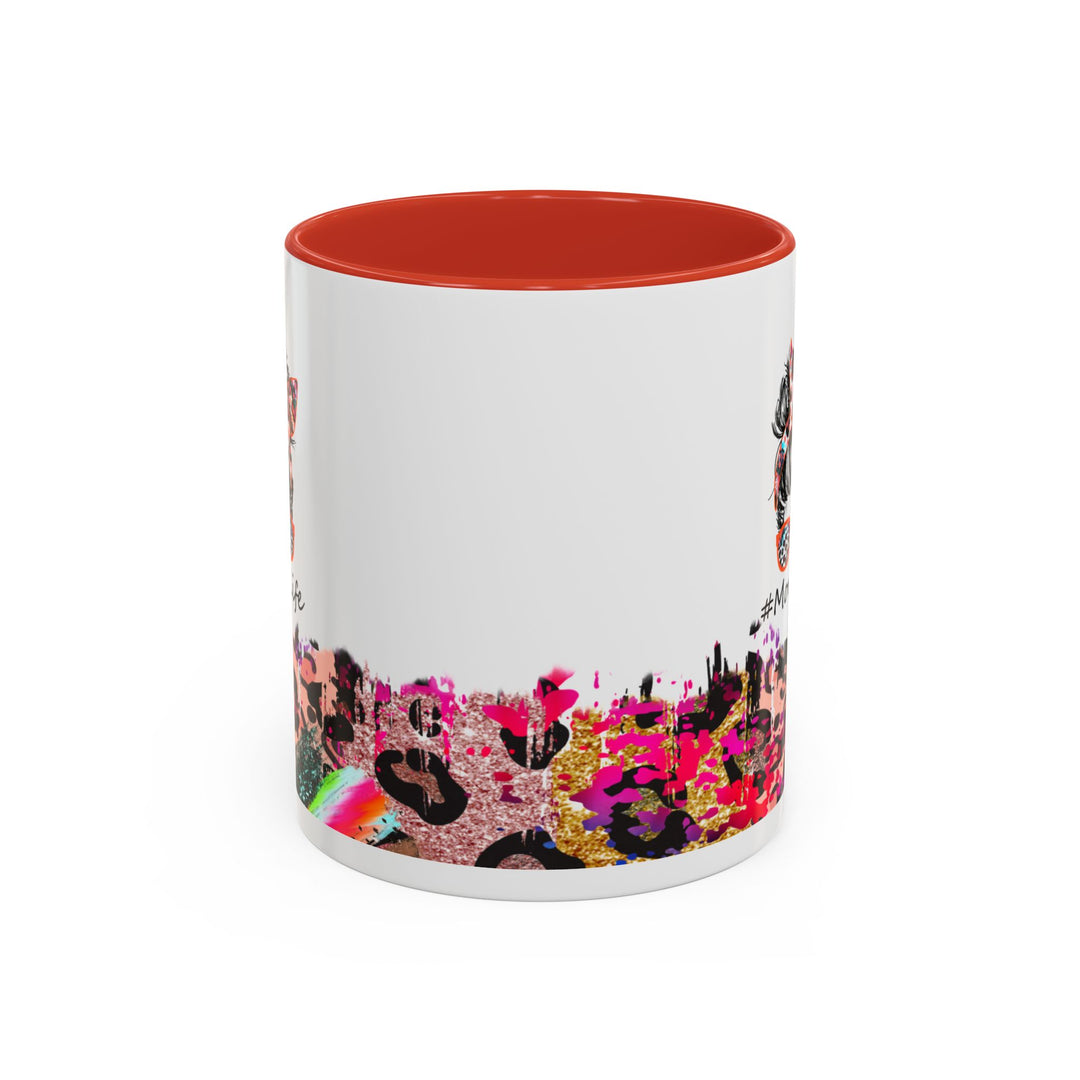 Leopard Mom Life 11 oz ceramic mug