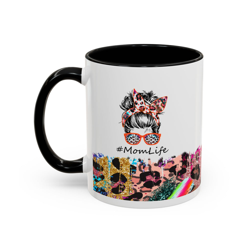 Leopard Mom Life 11 oz ceramic mug