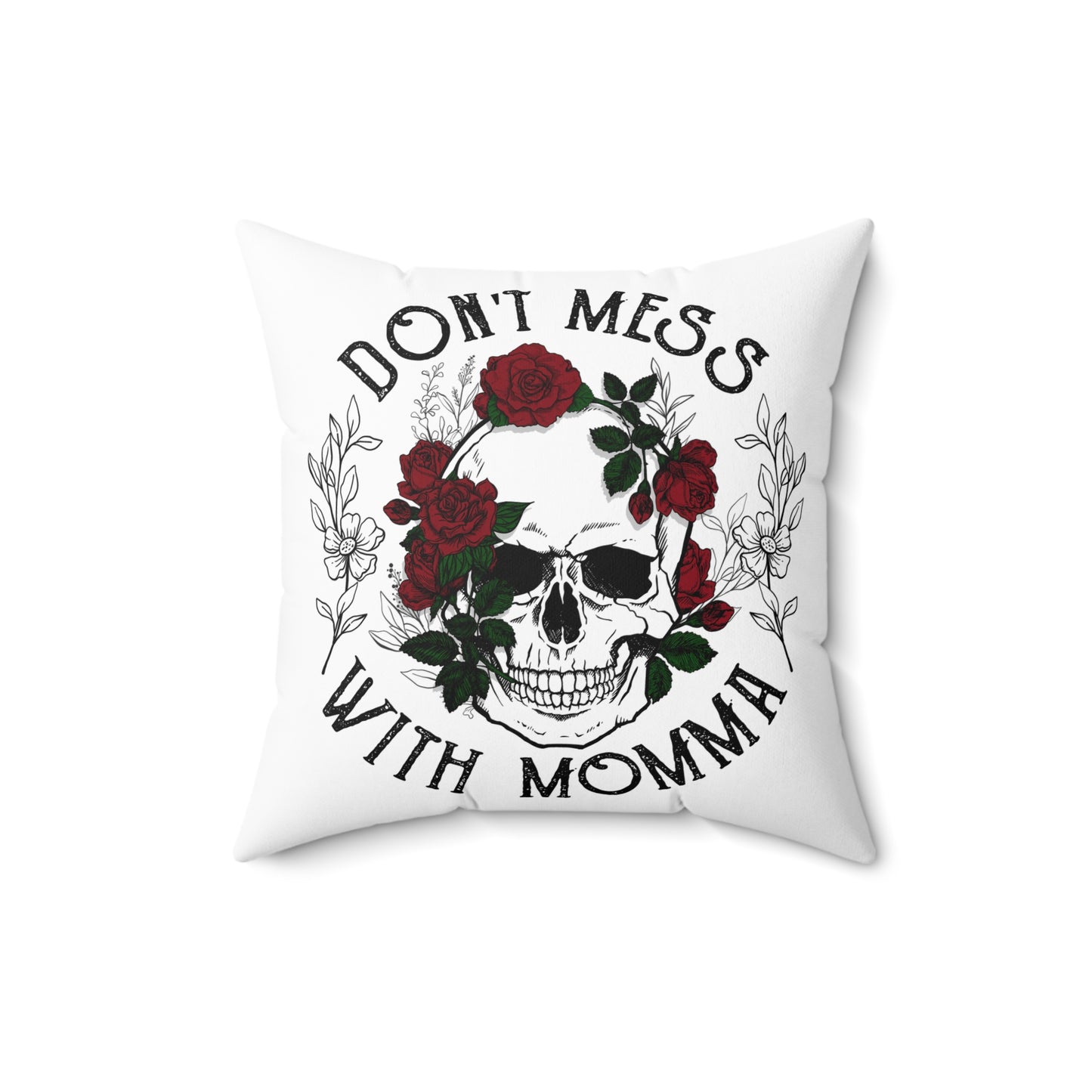 Momma Spun Polyester Square Pillow