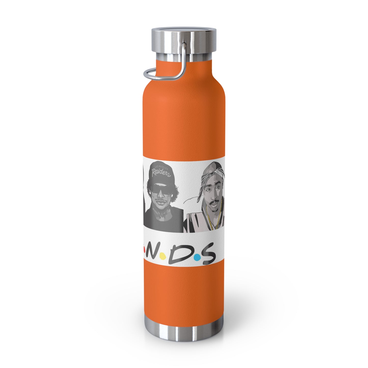 West Coast Legends Rapper Logo Design Copper Vacuum Insulated Bottle