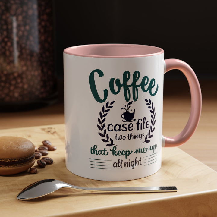 Coffee Case File 11 oz ceramic mug