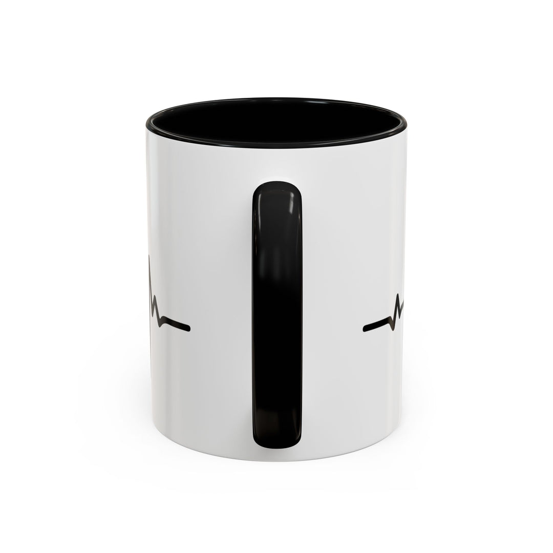 Heartbeat Coffee 11 oz ceramic mug
