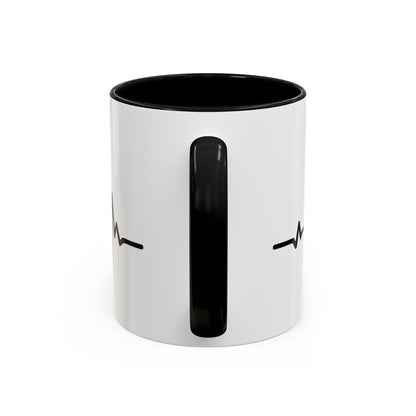Heartbeat Design Coffee Mug