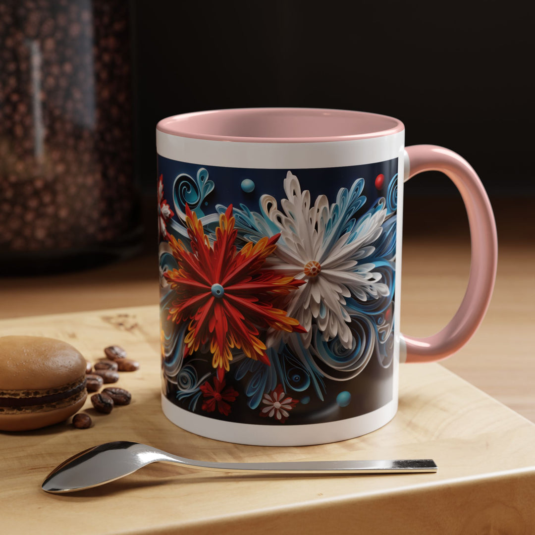 Snowflake 11 oz ceramic mug