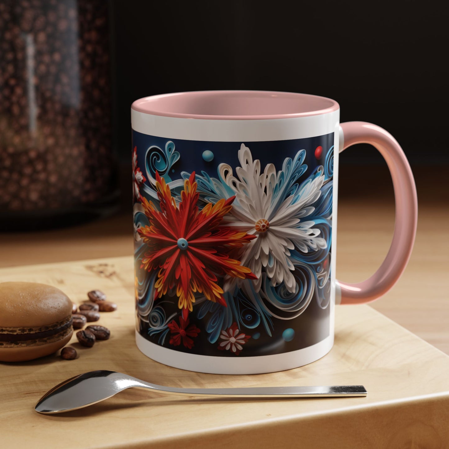 Snowflake Christmas Design Coffee Mug