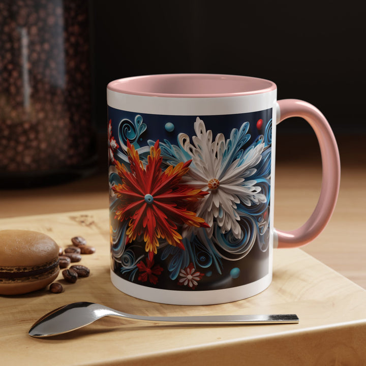 Snowflake 11 oz ceramic mug