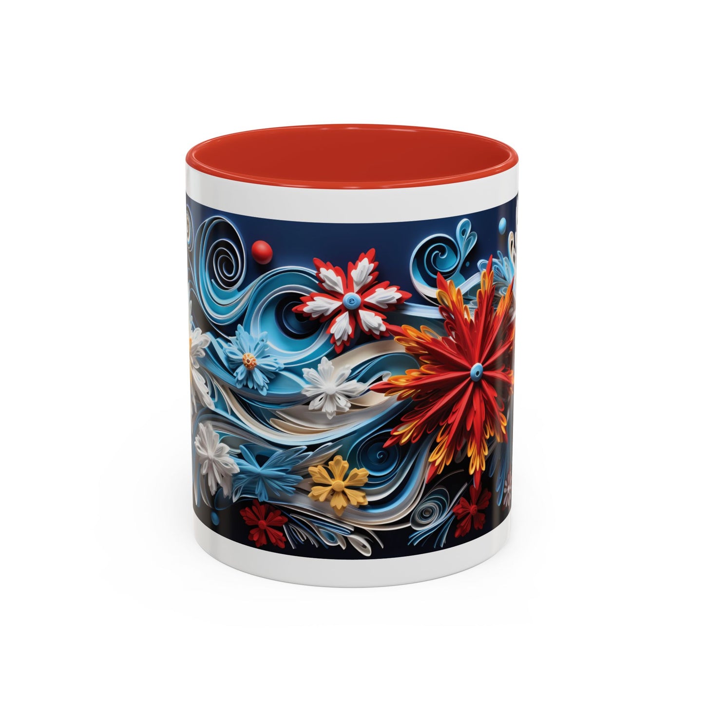 Snowflake Christmas Design Coffee Mug