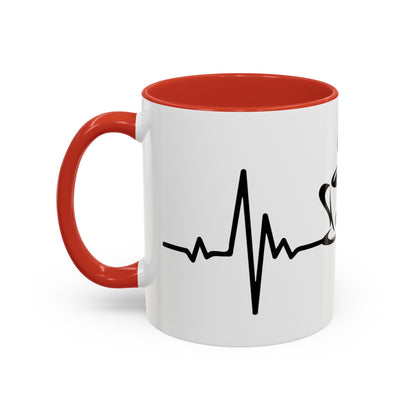 Heartbeat Design Coffee Mug
