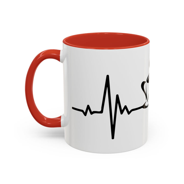 Heartbeat Coffee 11 oz ceramic mug