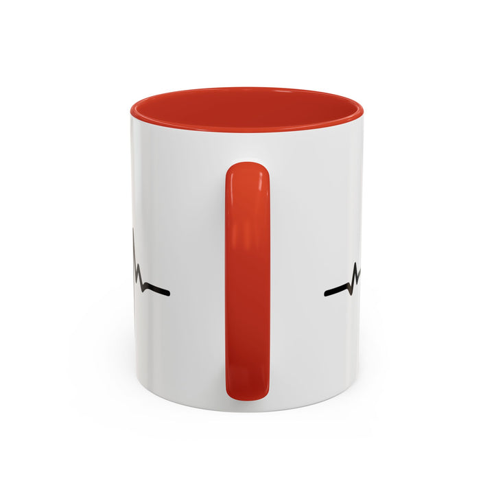 Heartbeat Coffee 11 oz ceramic mug