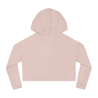 Women’s Cropped Hooded with Give Me Coffee & I will Save The World Design Sweatshirt