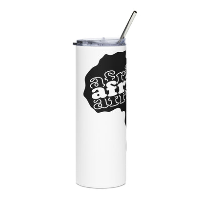 Stylish Stainless Steel Tumbler | Africa Design | 20oz | Travel Mug, Gift for Travelers, Cool Drinkware, Unique Home Decor, Eco-Friendly