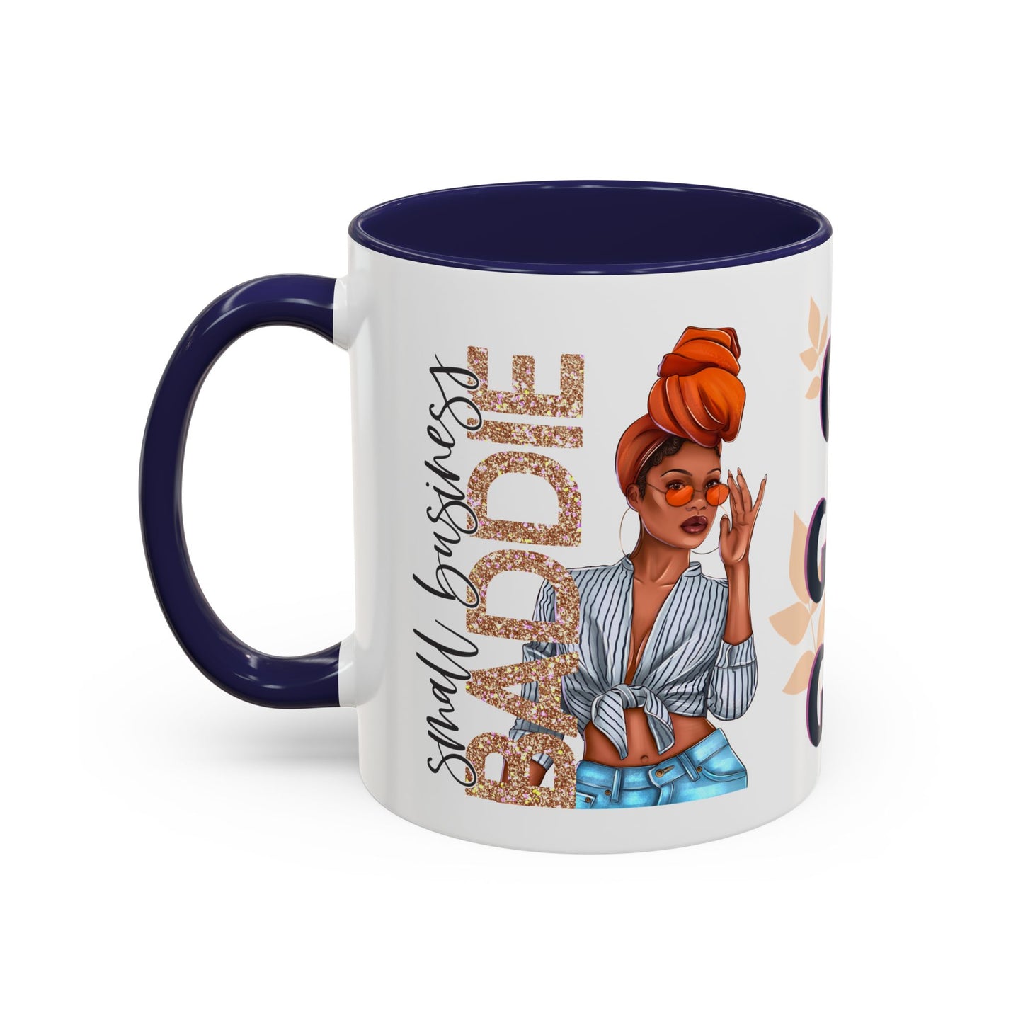 Small Business Baddie Girl Accent Coffee Mug, 11oz