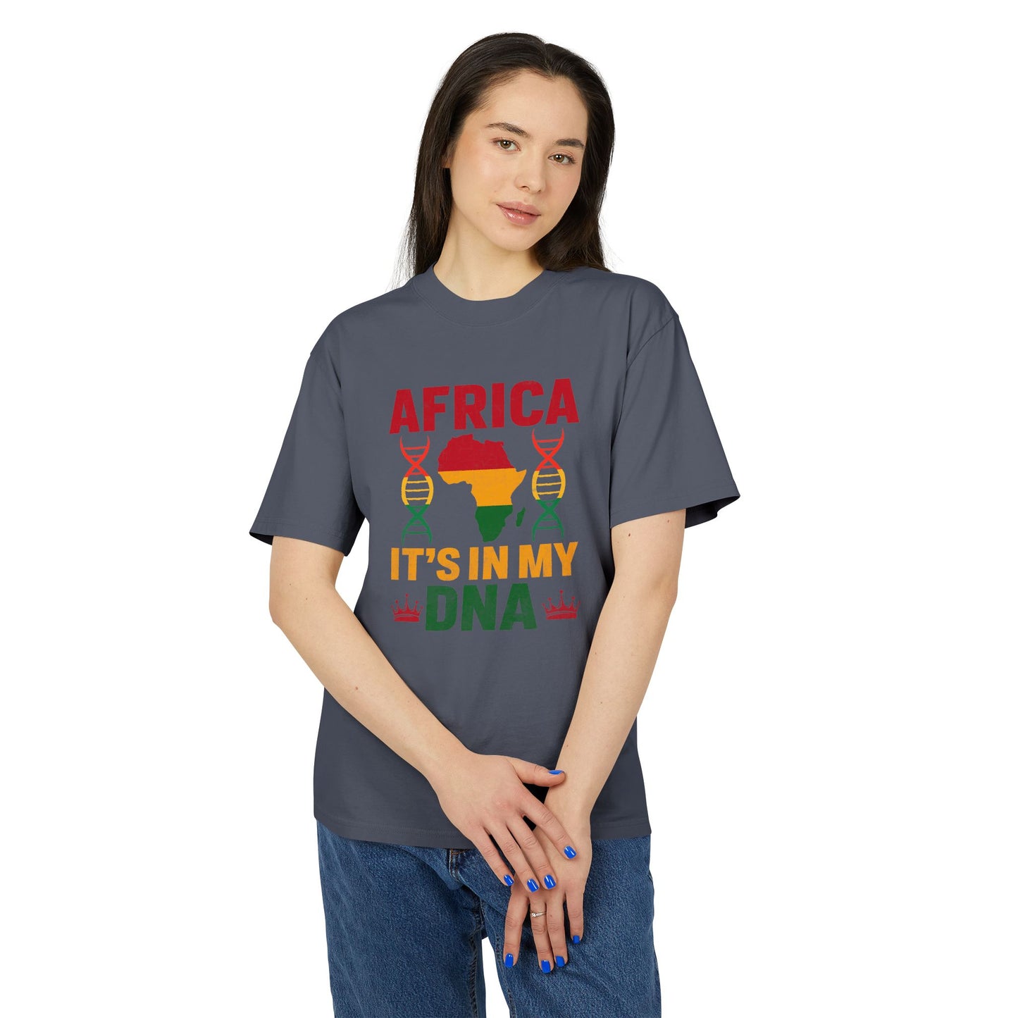 Africa It's in My DNA Unisex Heavy Faded Tee, Afrocentric T-Shirt, Heritage Apparel, Cultural Pride Shirt, Gift for African Roots, [...]