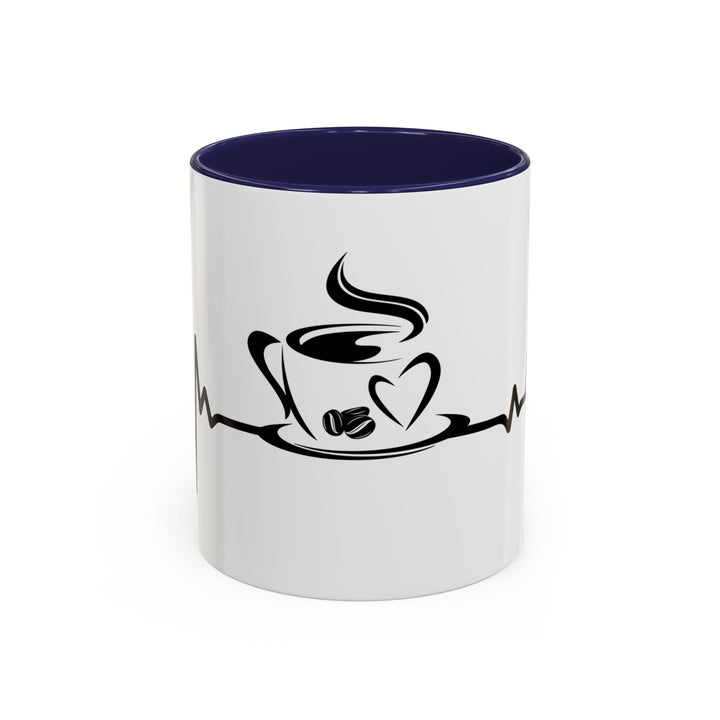 Heartbeat Coffee 11 oz ceramic mug