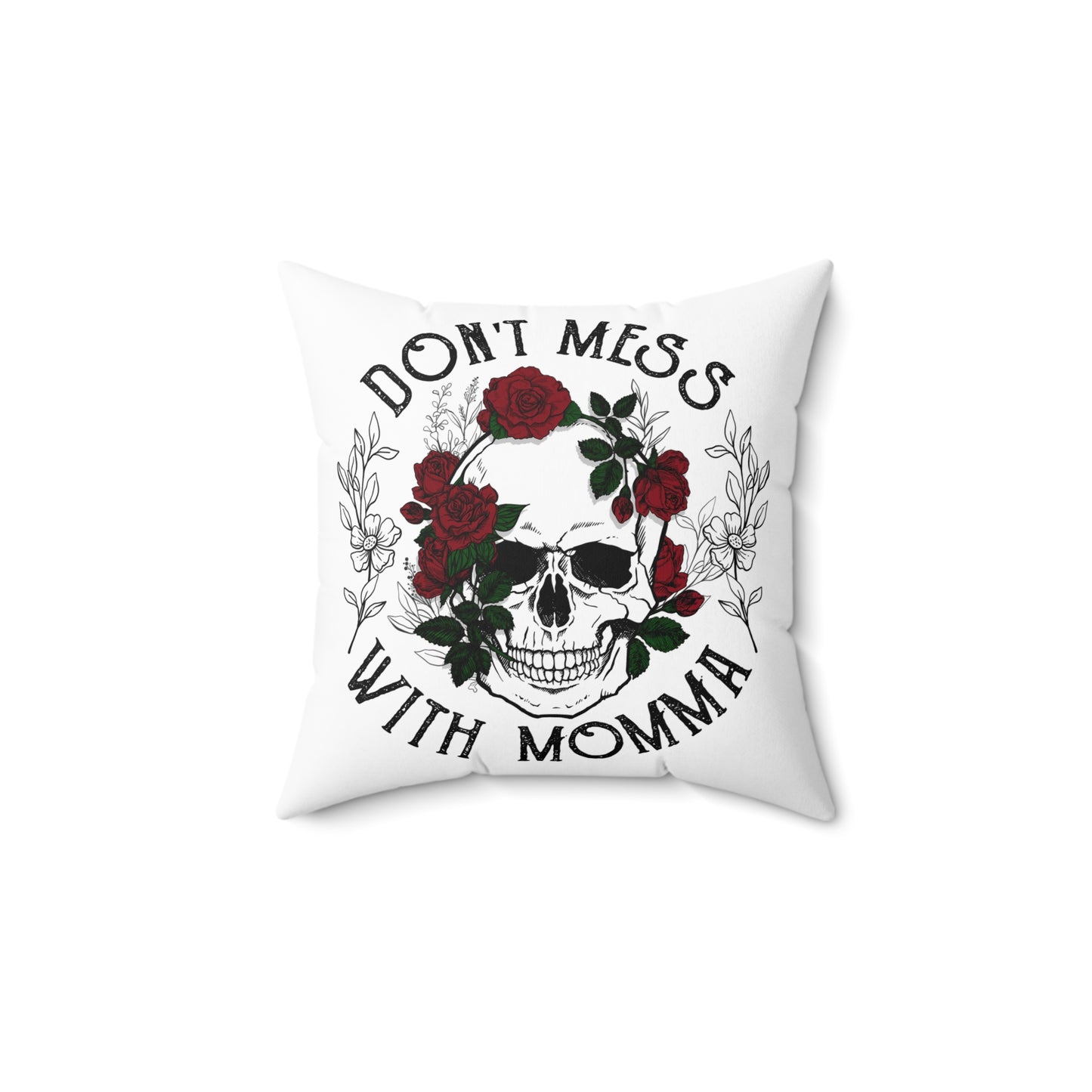 Momma Spun Polyester Square Pillow