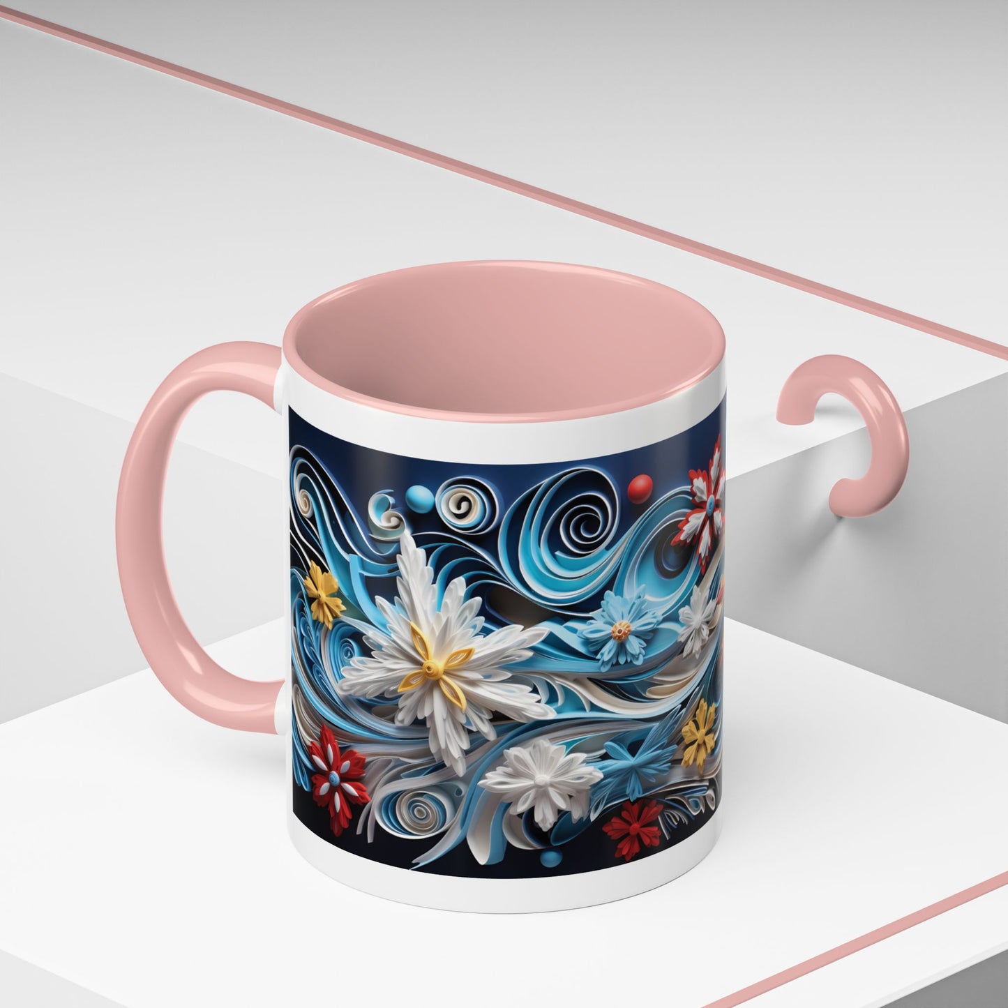 Snowflake Christmas Design Coffee Mug