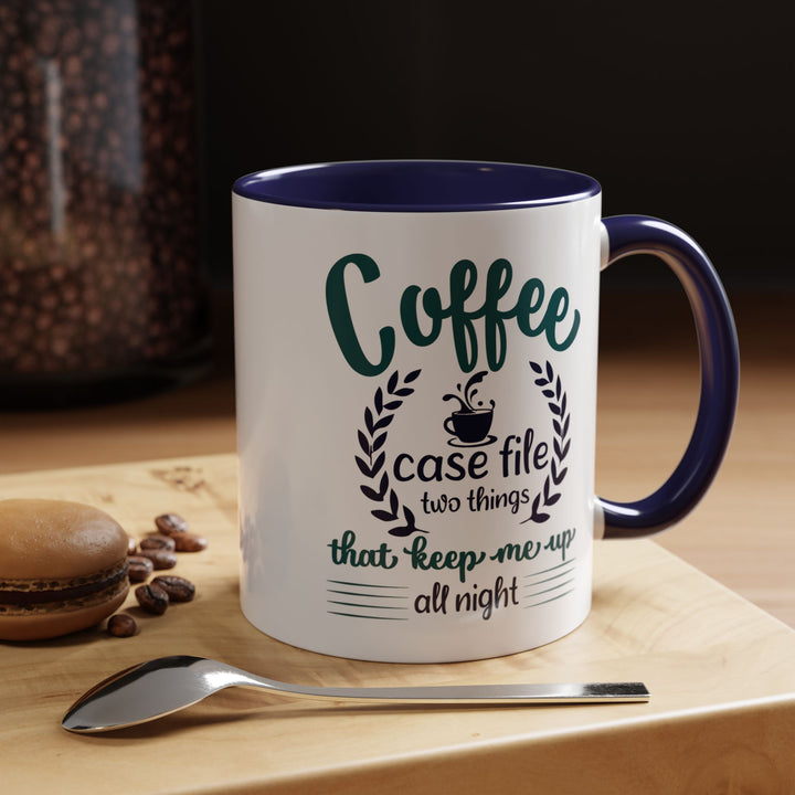 Coffee Case File 11 oz ceramic mug