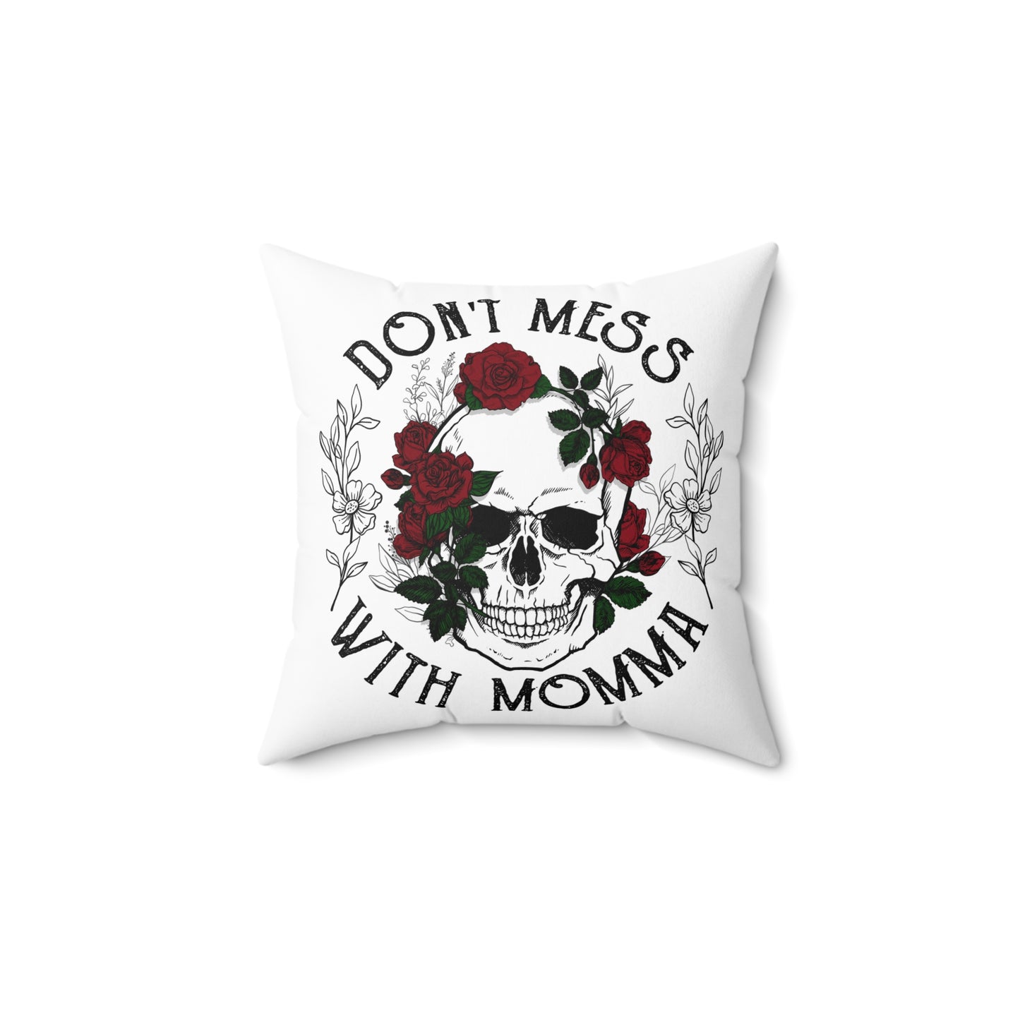 Momma Spun Polyester Square Pillow