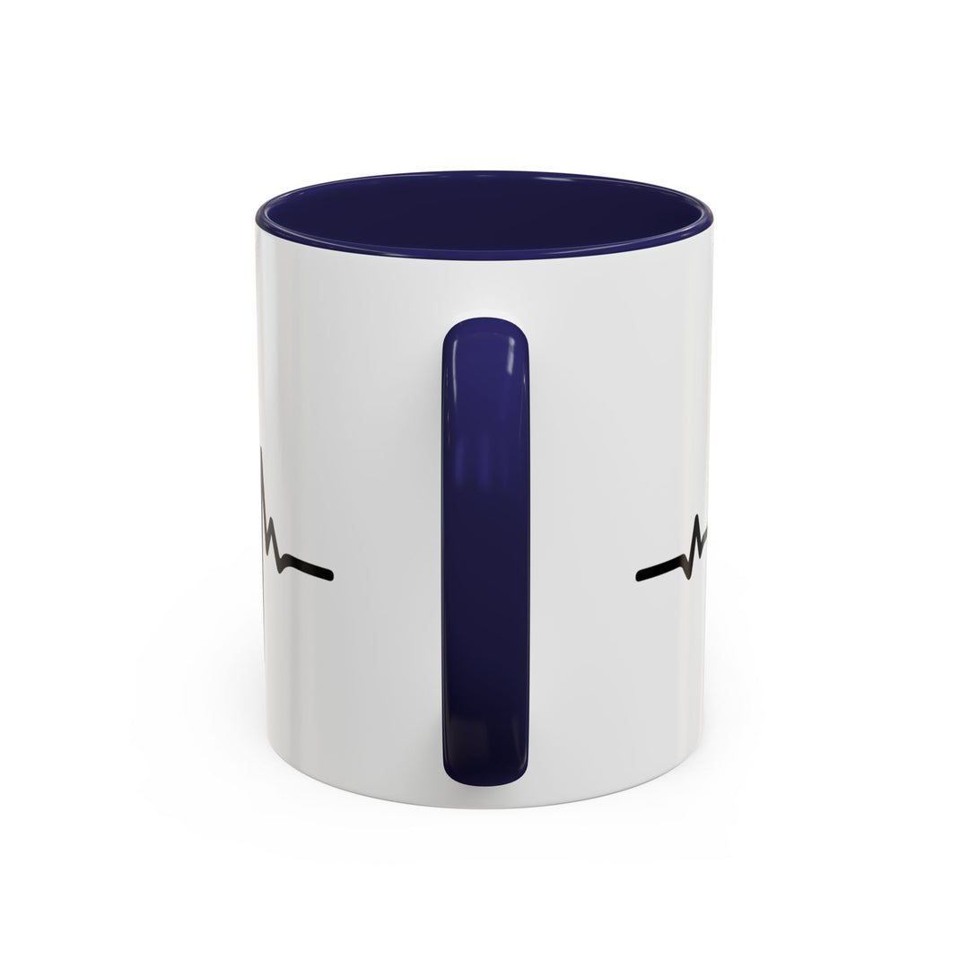 Heartbeat Coffee 11 oz ceramic mug