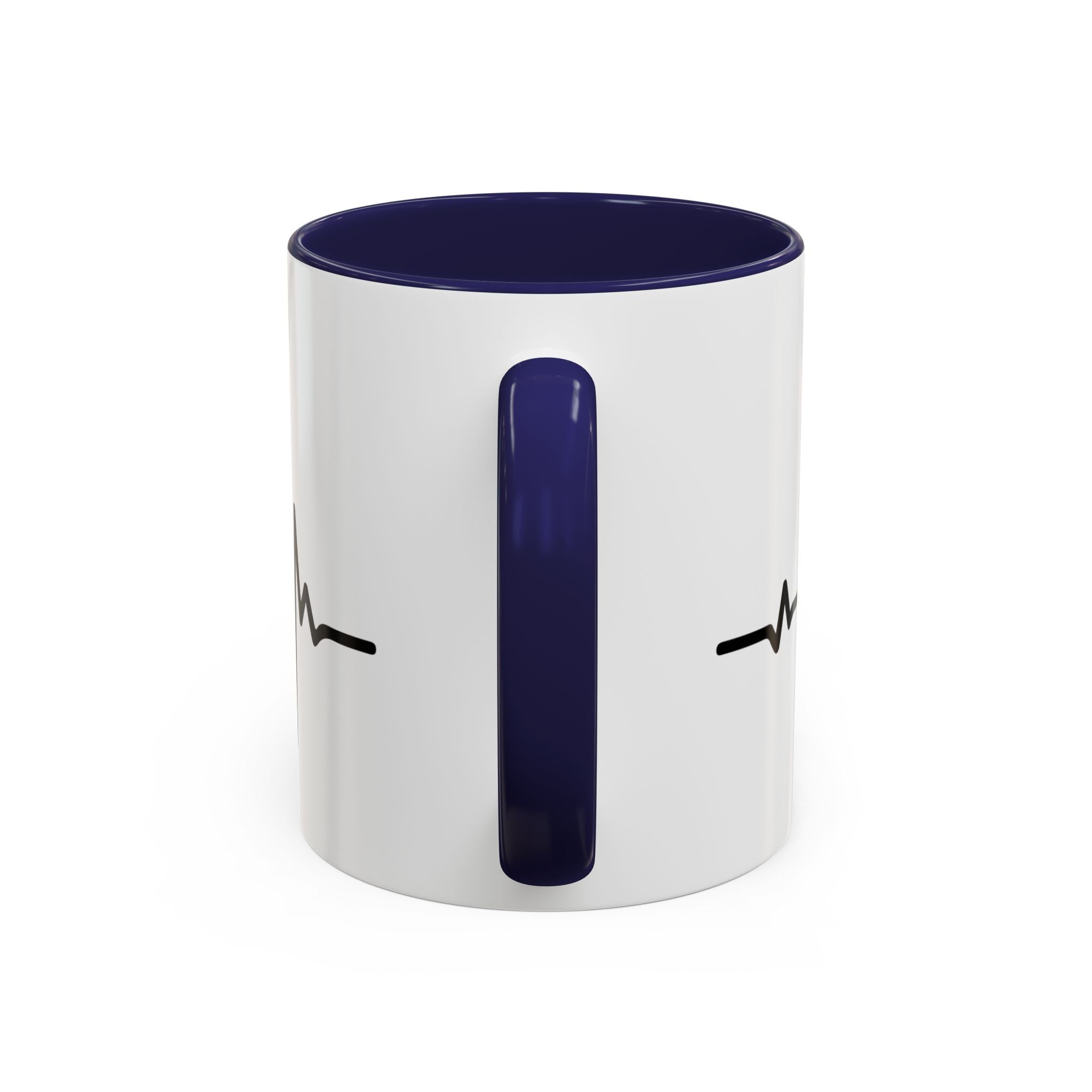 Heartbeat Design Coffee Mug For Coffee Lover 