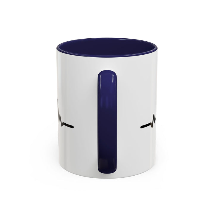 Heartbeat Coffee 11 oz ceramic mug
