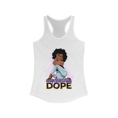 Women's Ideal Racerback Tank With Dope Design
