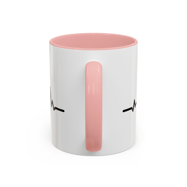 Heartbeat Coffee 11 oz ceramic mug